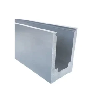 aluminium u channel for glass